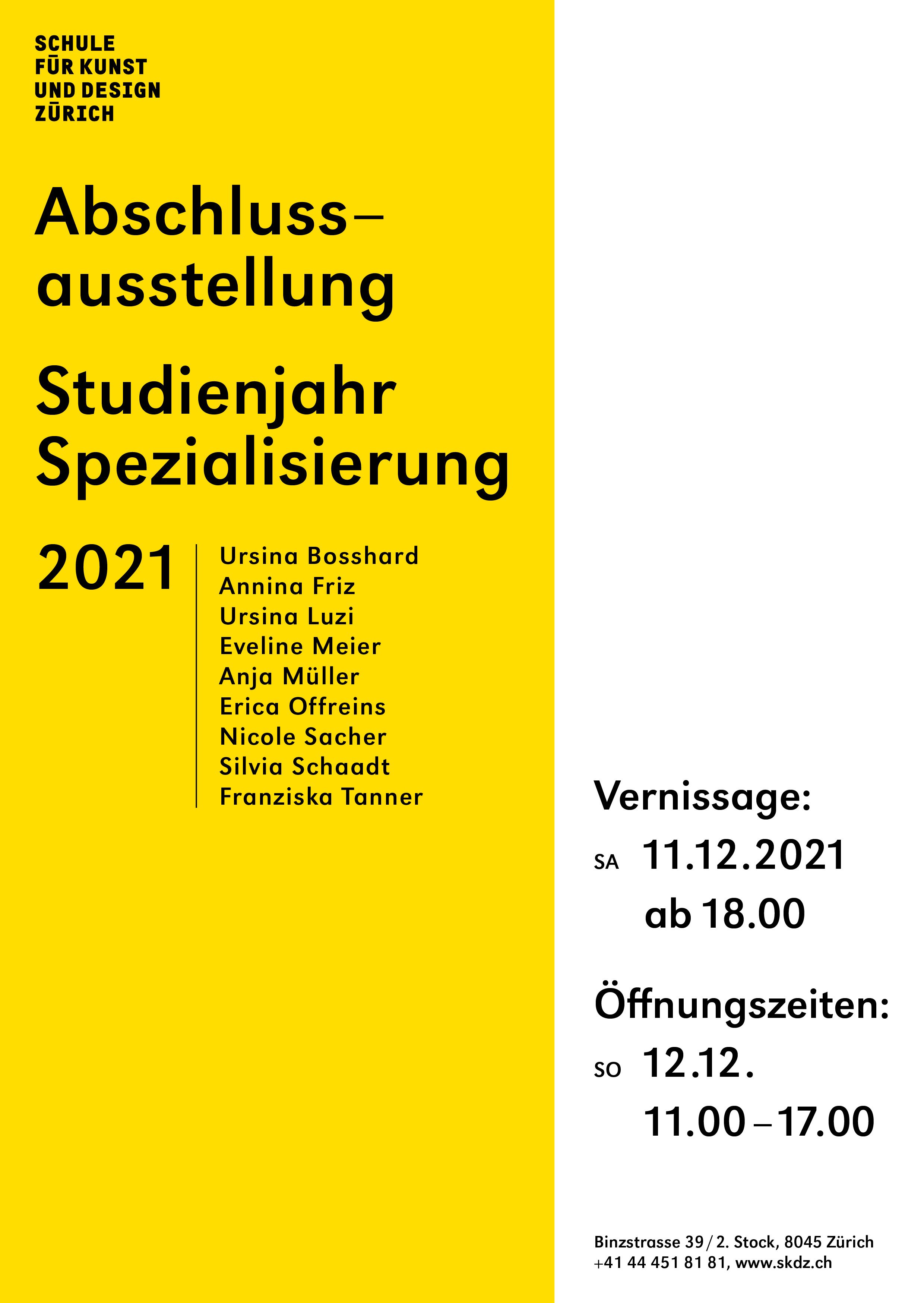 SKDZ Ausstellung Studium Kunst