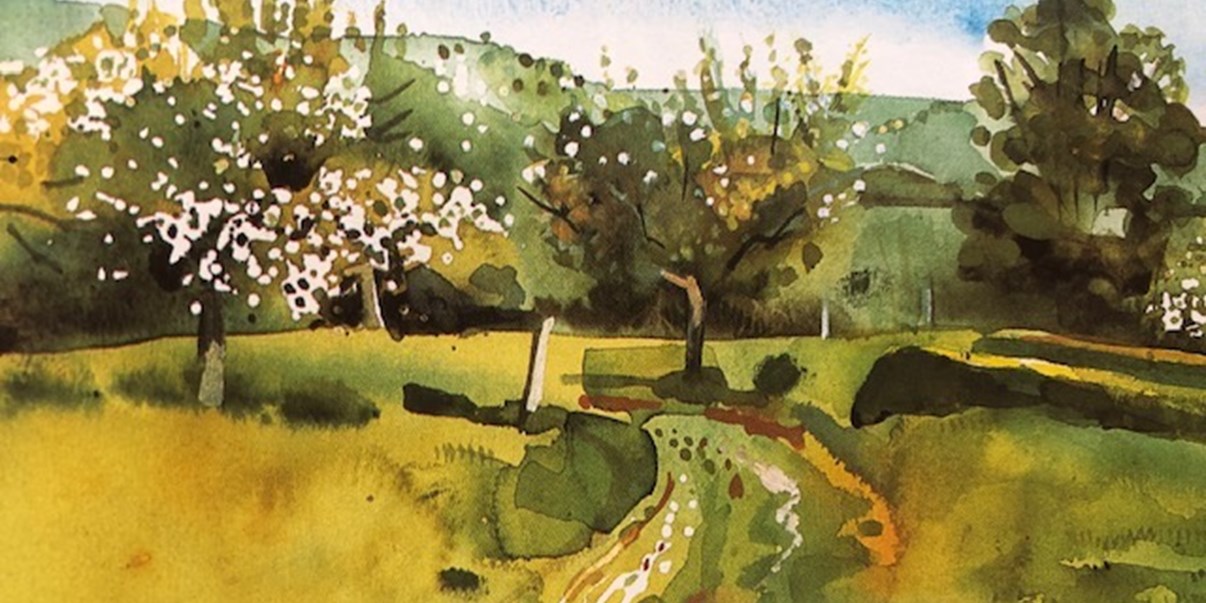 SKDZ Sommerakademie Aquarellmalerei Landschaft